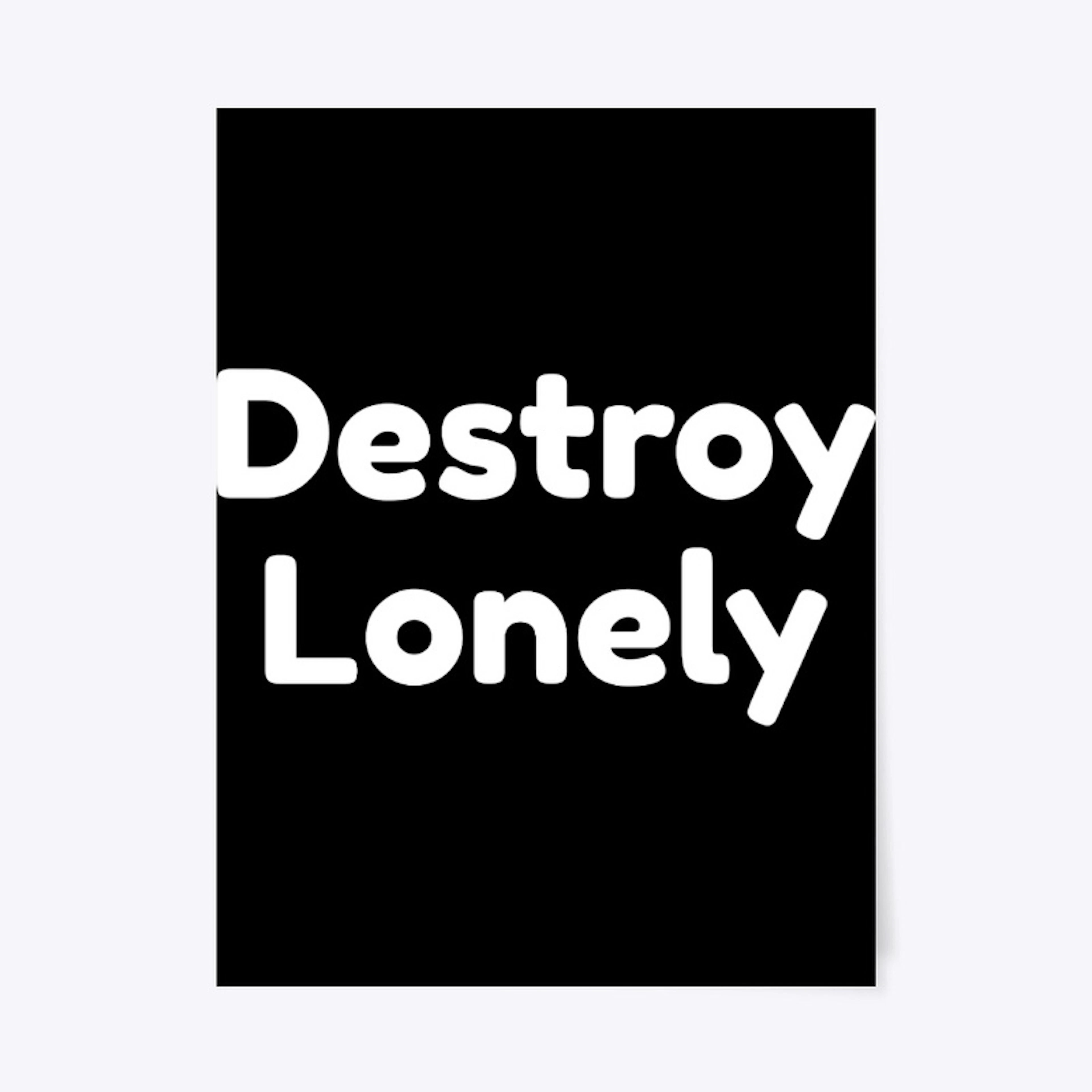 Destroy Lonely Merch Logo