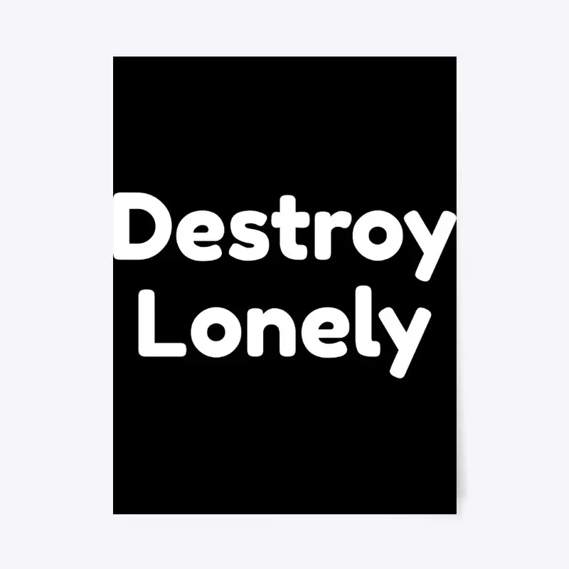 Destroy Lonely Merch Logo